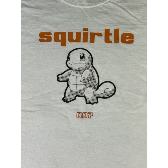 Pokemon Squirtle‎ White Tee Short Sleeve T-Shirt Boys Size Medium - Picture 3 of 7